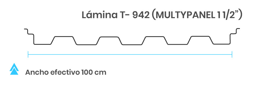 Lámina T-942 (MULTYPANEL)